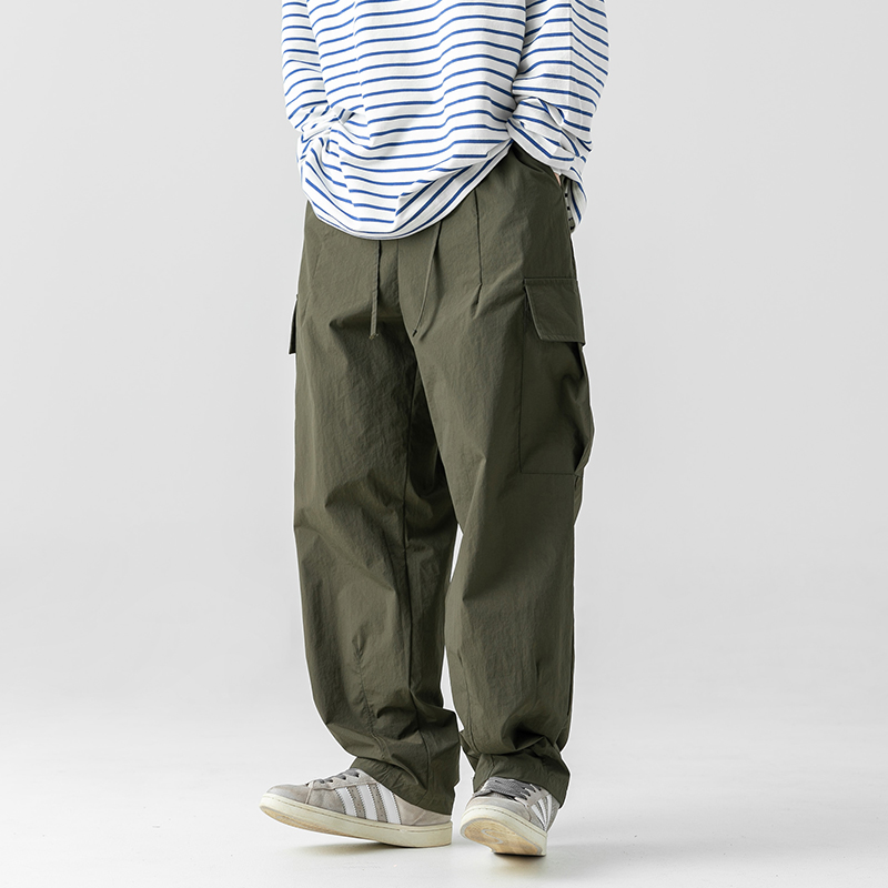 Corteiz Cargo Pant - Green Cargo Pants for Men Parachute