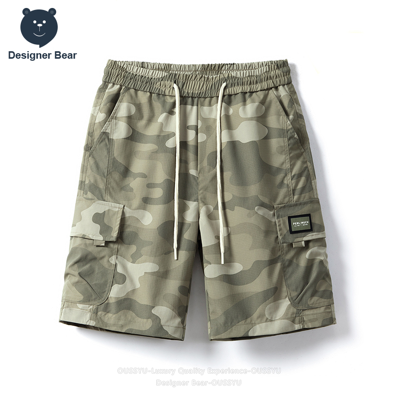 Streetwear Brand Pants - Brand Clothing Summer Cargo Camo Shorts