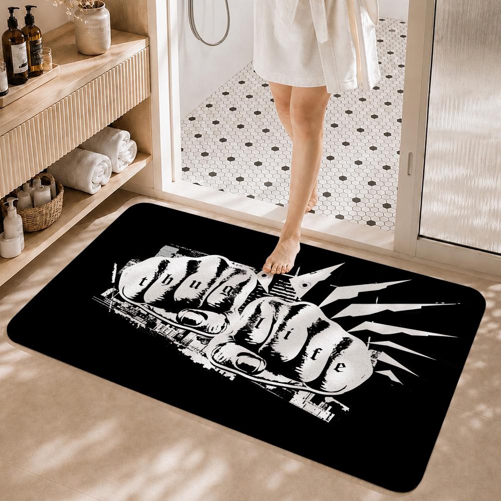 Streetwear Brand Rugs - Streetwear Brand T-THUG CLUB Floor Mat