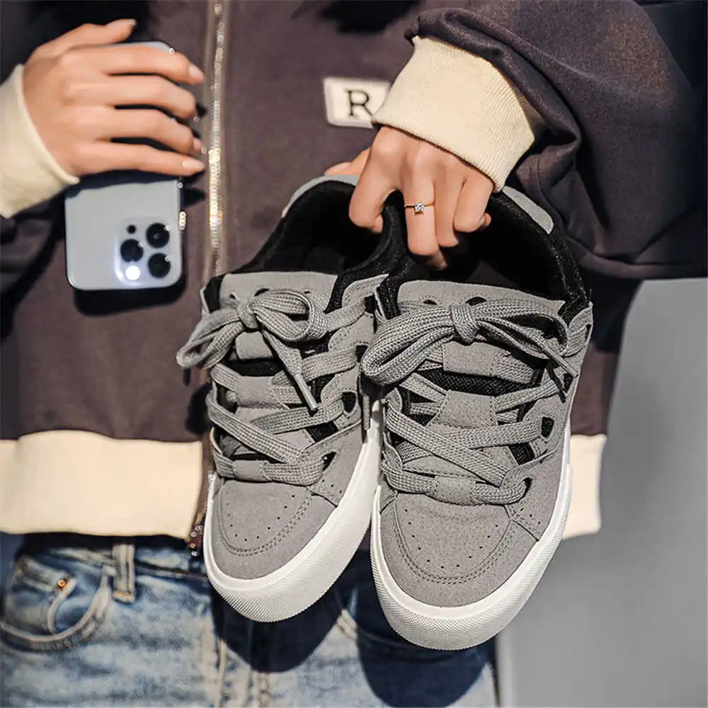 Streetwear Brand Famous - With Lacing Hiphop Women's School Shoes