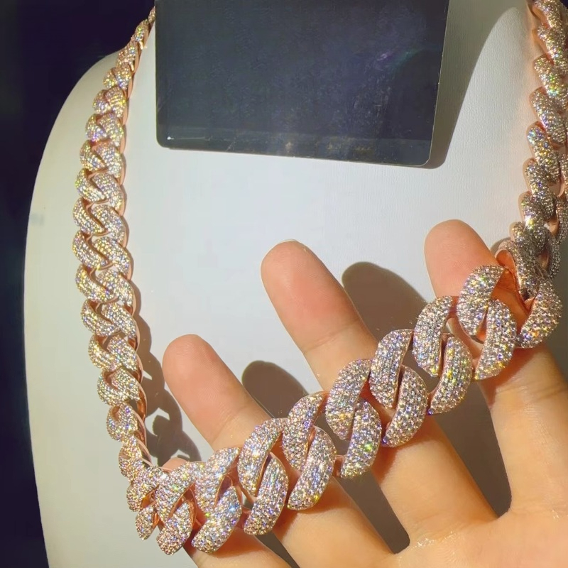 Luxurious 22mm Bubble VVS Full - Streetwear Brand Jewelry 评论和价格