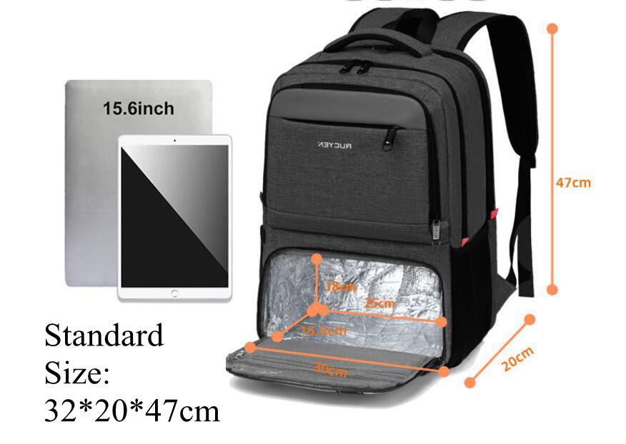 Brand Men 15.6 Inch Laptop Bac - Streetwear Brand Backpack 评论和价格