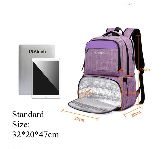 Brand Men 15.6 Inch Laptop Bac - Streetwear Brand Backpack 评论和价格