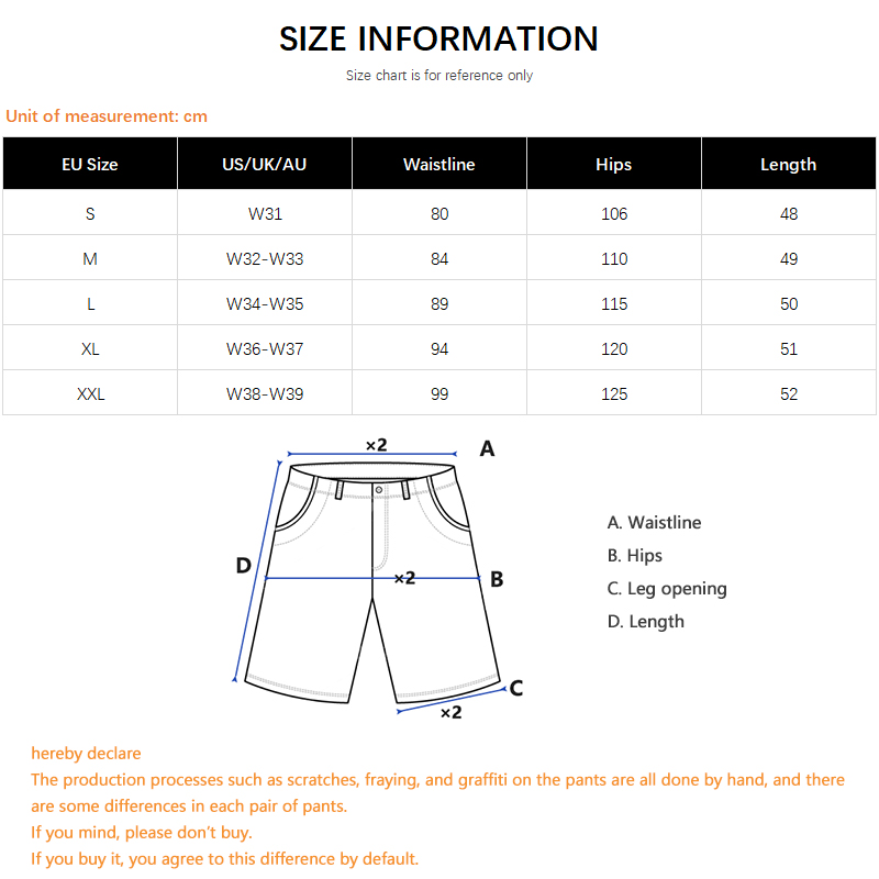 Hip-Hop Streetwear Men's Denim - Streetwear Brand Pants 评论和价格