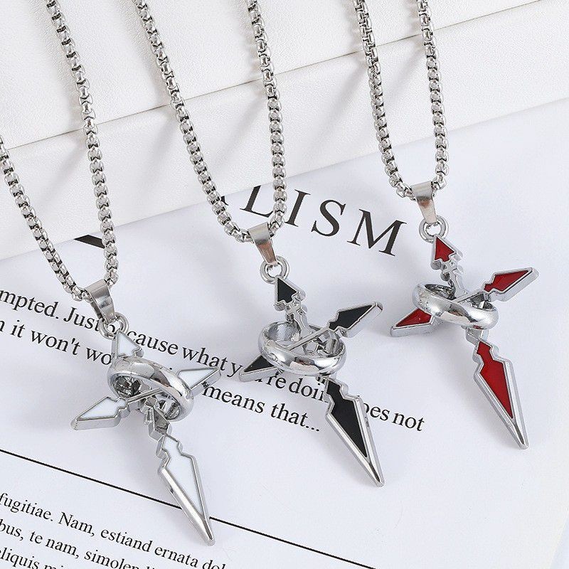 Trendy Brand Cross Pendant Nec - Streetwear Brand Jewelry 评论和价格