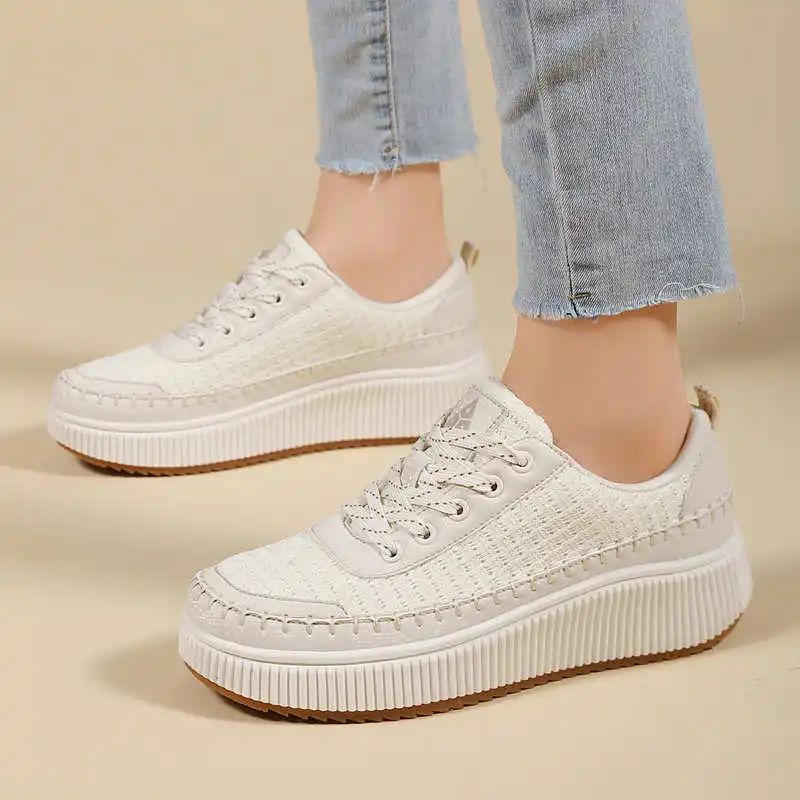 Brown Shoes Woman Flats Autumn - Streetwear Brand Famous 评论和价格