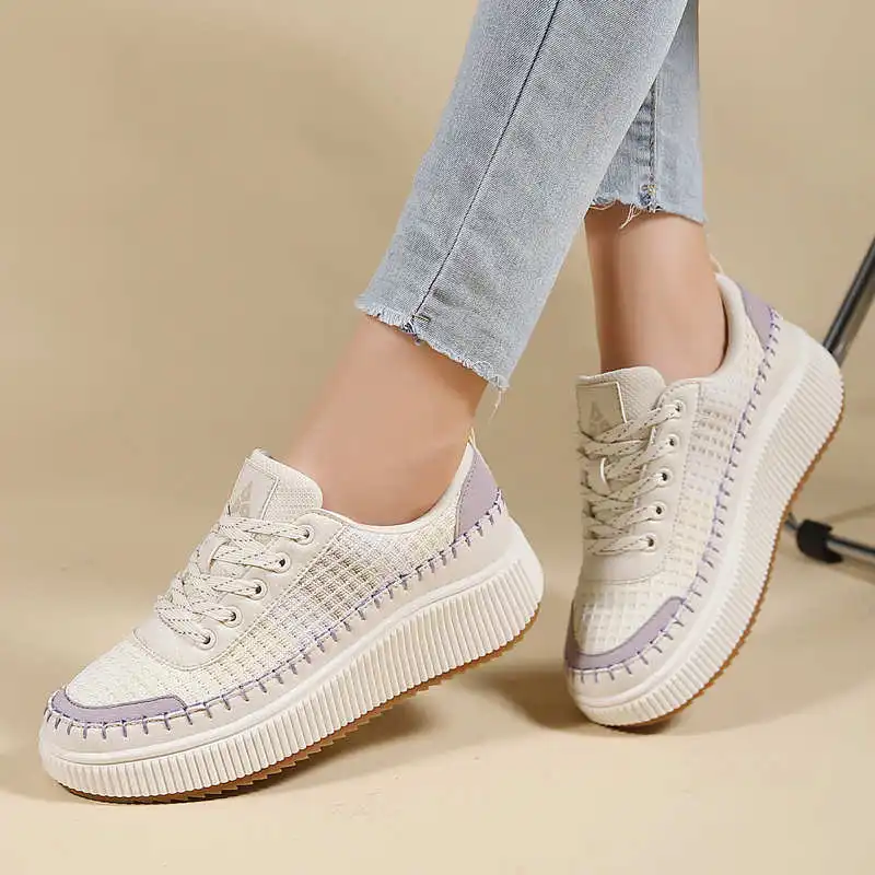 Brown Shoes Woman Flats Autumn - Streetwear Brand Famous 评论和价格