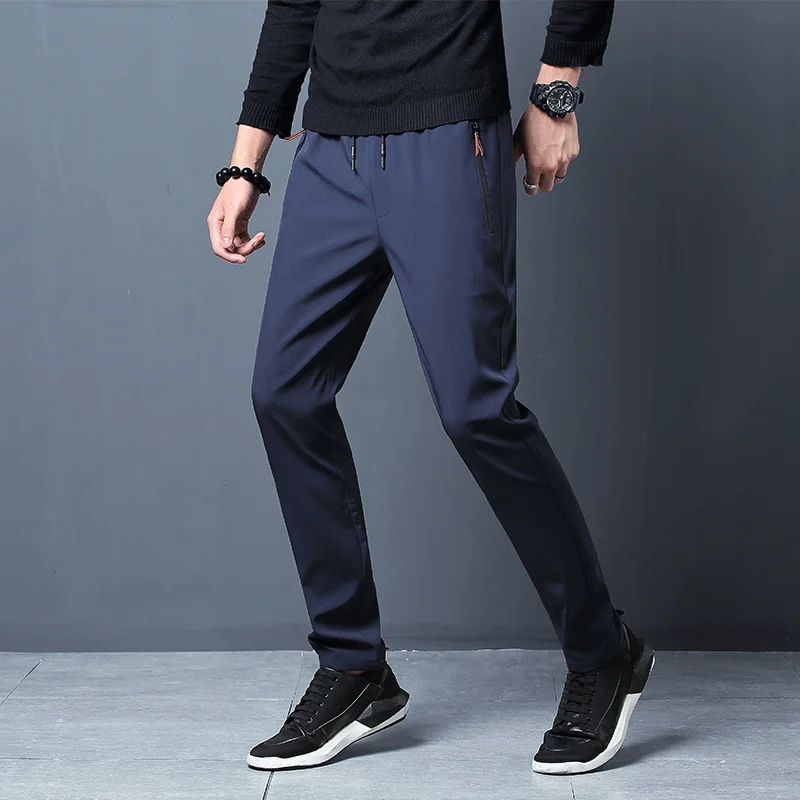 Men's Casual Pants Straight Sl - Streetwear Brand Pants 评论和价格