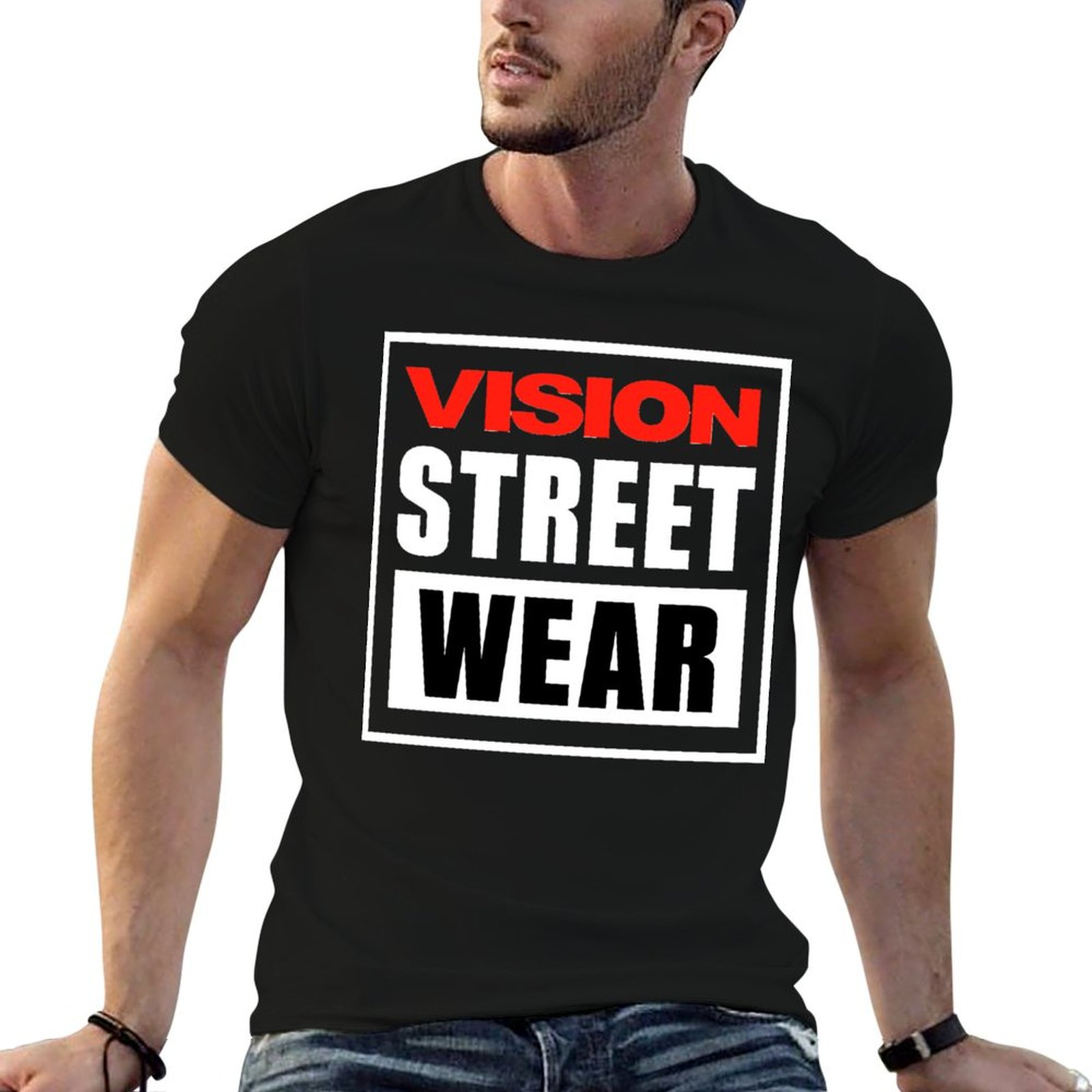 Vision Street Wear T-Shirt t s - Vision Streetwear Brand 评论和价格