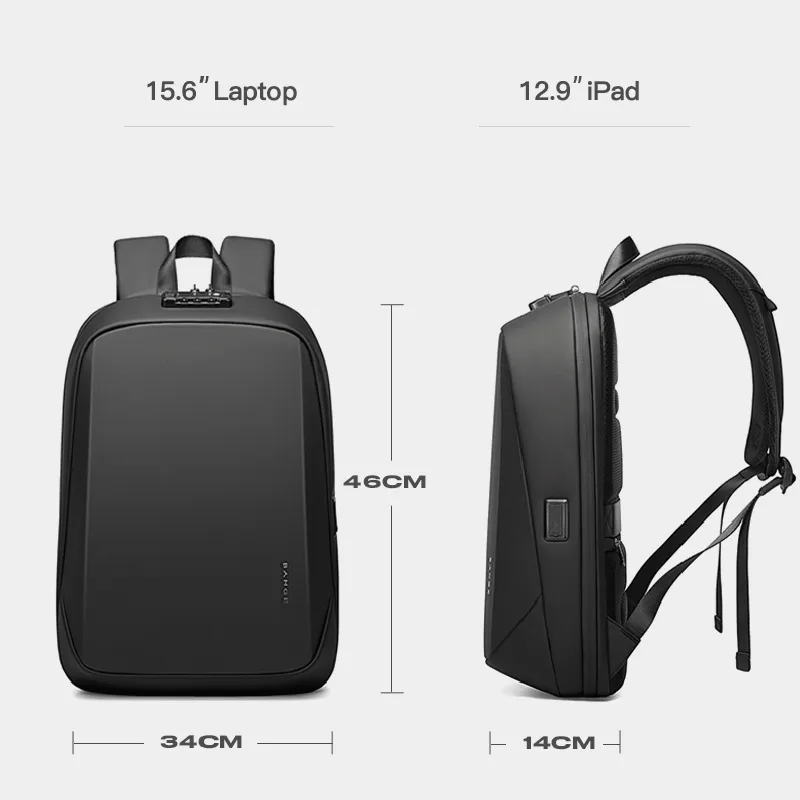BANGE Men's Backpack Brand Lap - Streetwear Brand Backpack 评论和价格