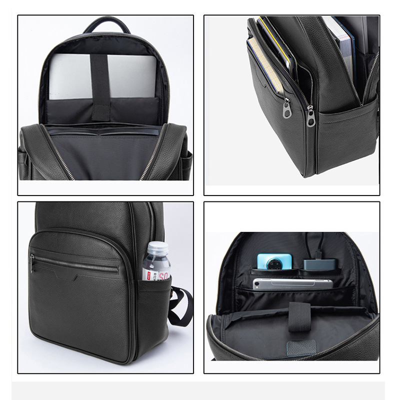New Brand Genuine Leather Men  - Streetwear Brand Backpack 评论和价格